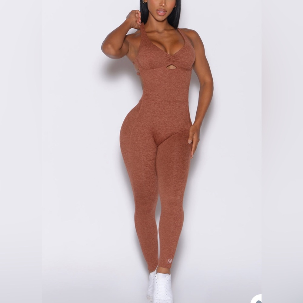 Bombshell jumpsuit brown